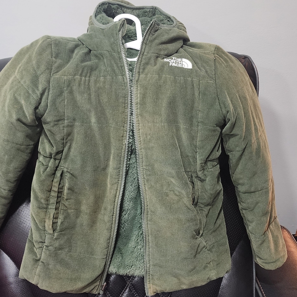 The North Face Reversible Mossbud Parka Color Thyme MEDIUM 10